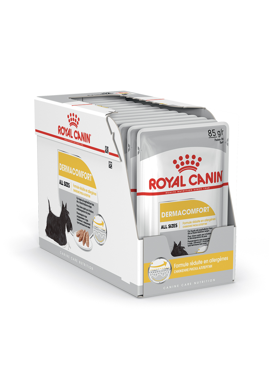 Dermacomfort (Adult) Wet Pouch 85g x 12 – Royal Canin Shelter Community
